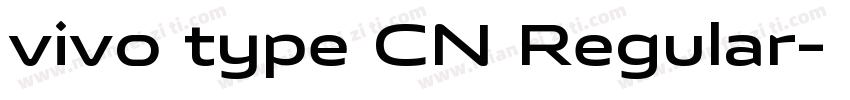 vivo type CN Regular字体转换